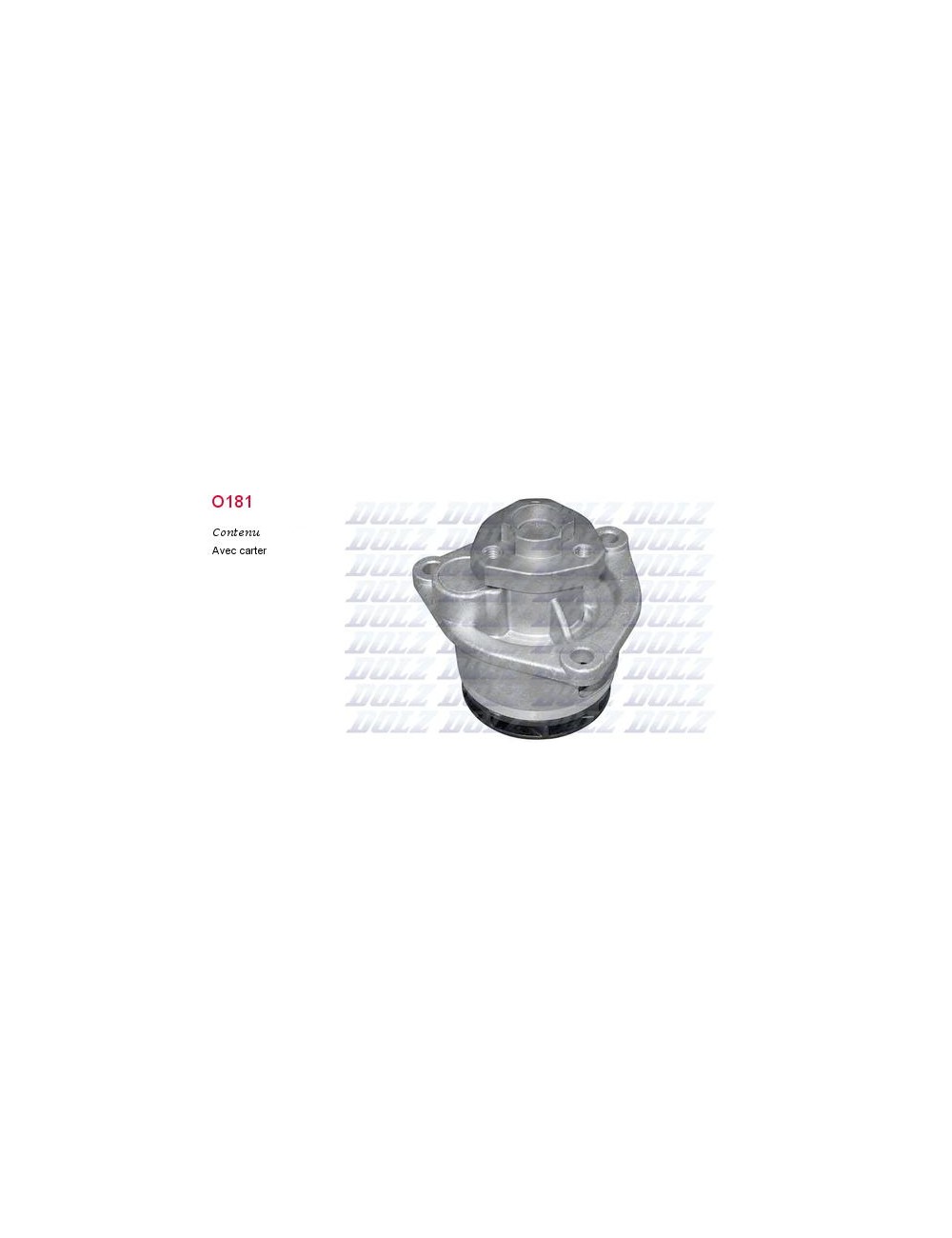 POMPE A EAU OPEL ASTRA 2.0 97
