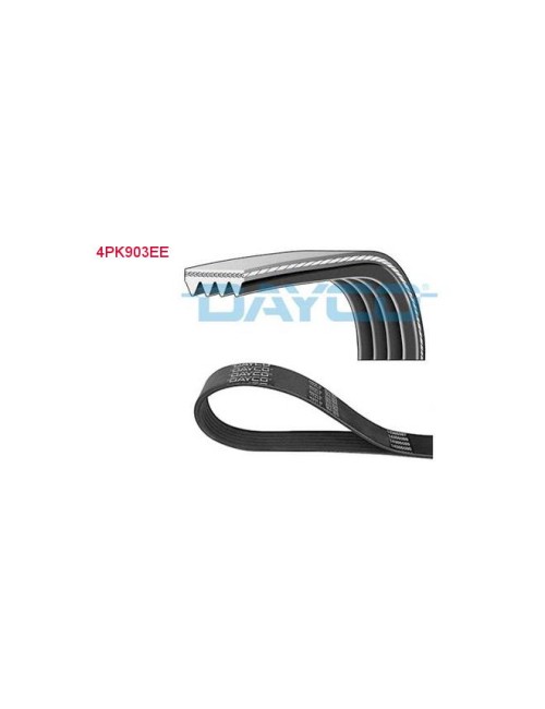 courroie striée élastic