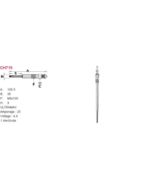 BOUGIE DE PRECHAUFFAGE