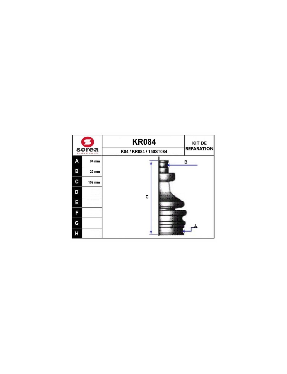 KIT REPARATION / XM 2.0L