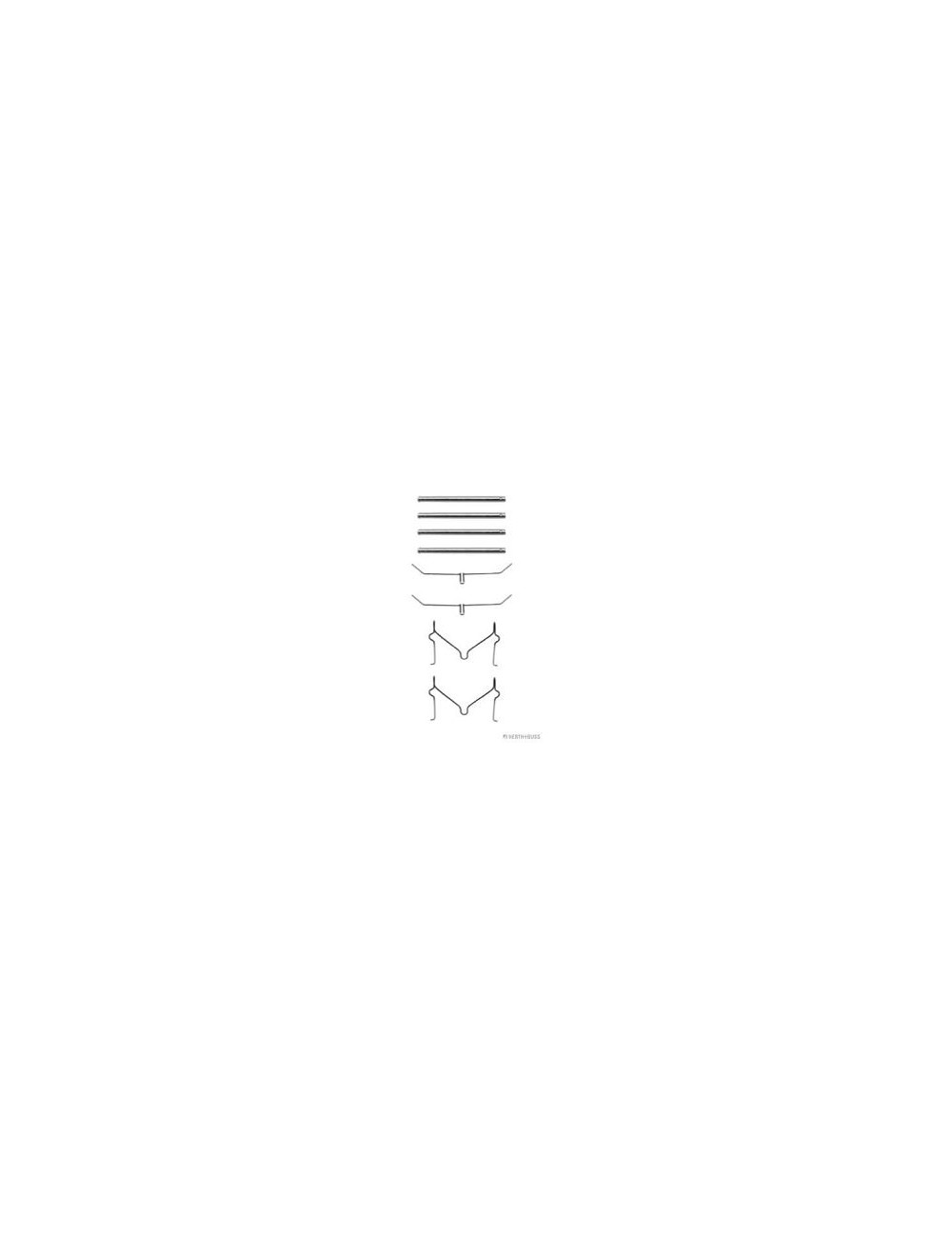 Kit d accessoires, plaquette de frein Kit d accessoires, plaquette de frein