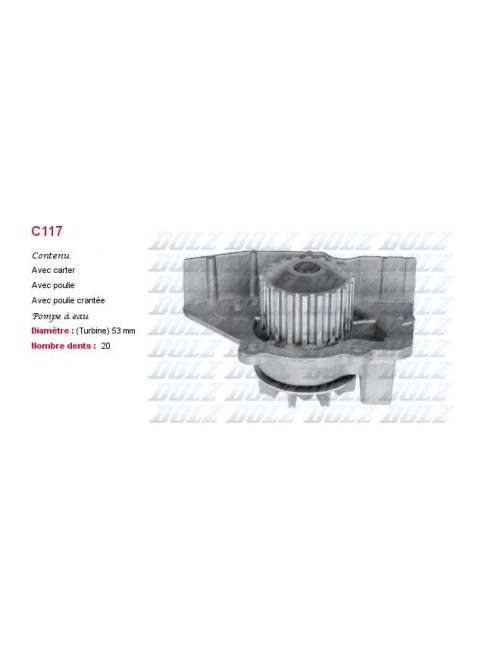 POMPE A EAU CITROEN XM 605