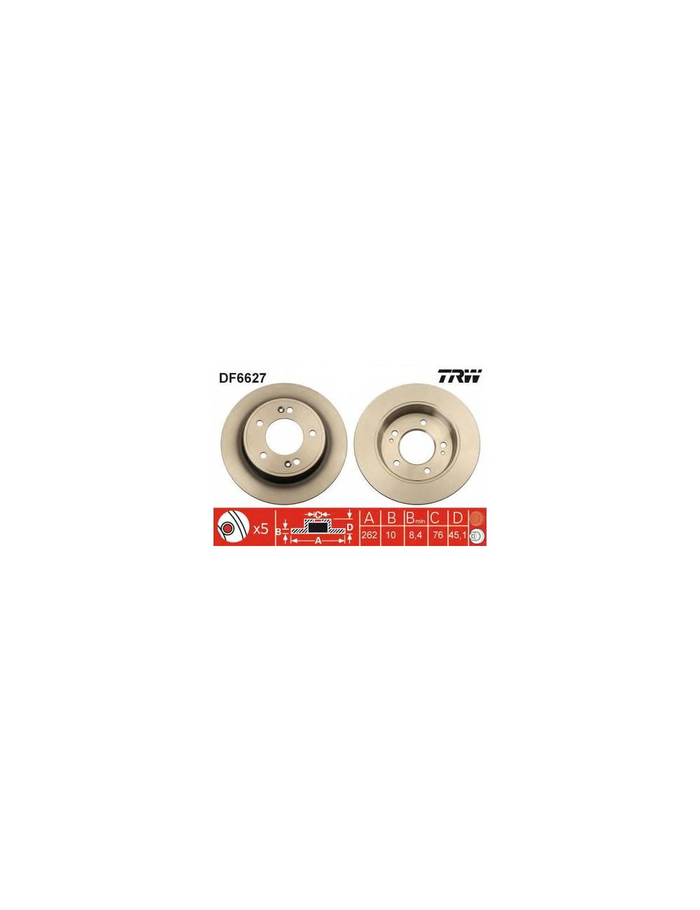 PAIRE DE DISQUES