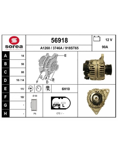 ALTERNATEUR VL / MASCOTT 2.8D