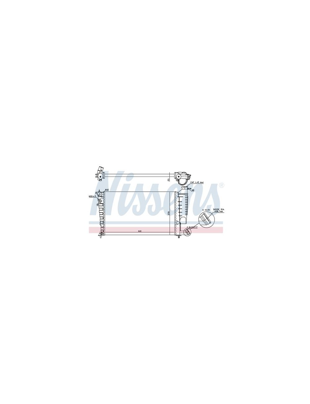 RAD.MOT CITROEN XSARA (1997) 1.4 RAD.MOT CITROEN XSARA (1997) 1.4