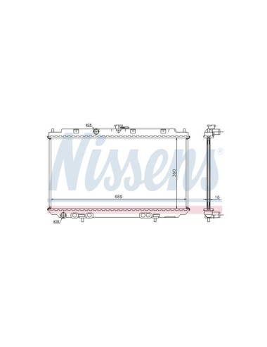 RAD.MOT NISSAN ALMERA (2000) 1.5