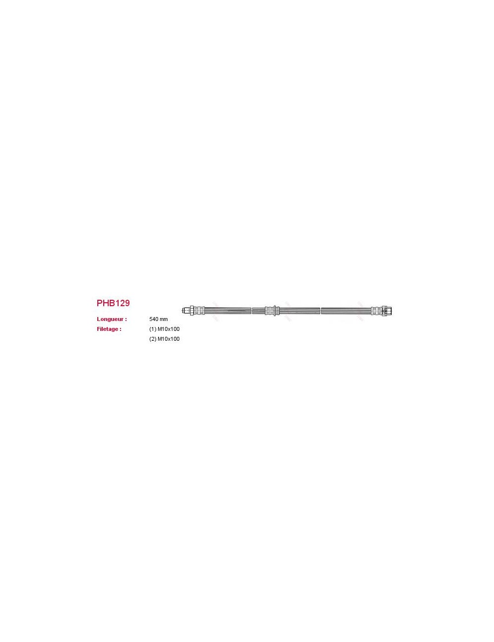 FLEXIBLE DE FREIN FLEXIBLE DE FREIN