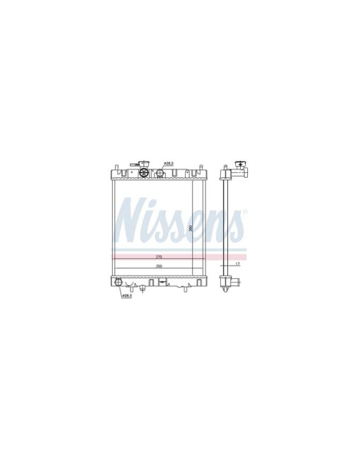 RAD.MOT NISSAN MARCH (1993) 1.3