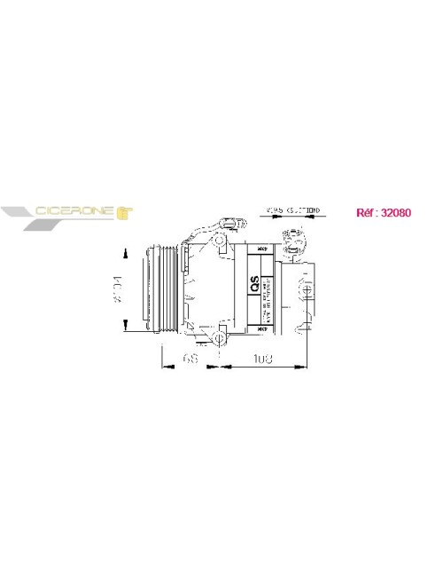 COMP - OPEL ASTRA 1.6 98 COMPRESSOR