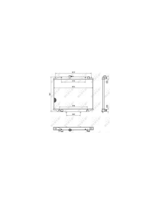 RAD - NISSAN TERRANO 2.7D 93 RADIAT