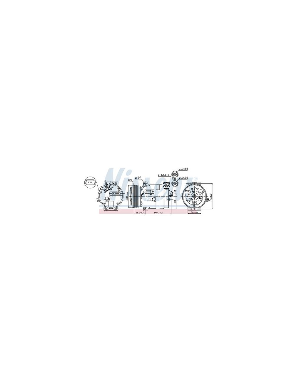 COMP.CLIM CADILLAC BLS (2006) 1.9 C COMP.CLIM CADILLAC BLS (2006) 1.9 C