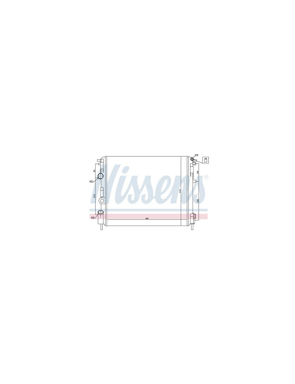 RAD.MOT NISSAN KUBISTAR (2004) 1.2 RAD.MOT NISSAN KUBISTAR (2004) 1.2