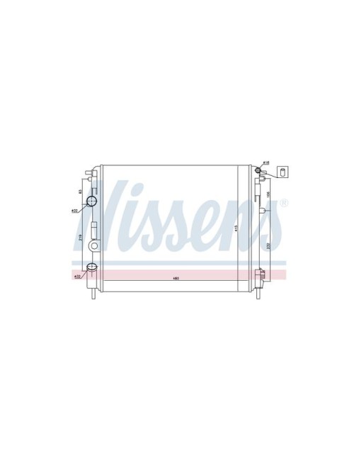 RAD.MOT NISSAN KUBISTAR (2004) 1.2