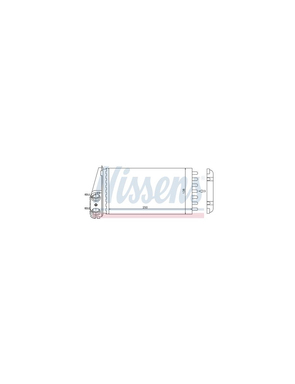 RAD.CHAUFF PEUGEOT 307 (2001) 1.4