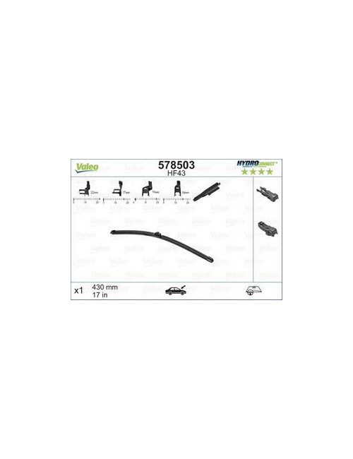 HYDROCONNECT Uniclick HF43 x1 43cm