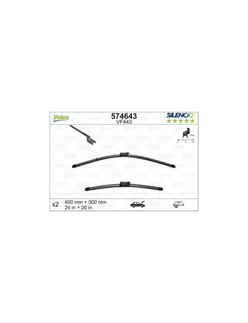 SILENCIO VF443 x2 A5, X5, X6, Tiguan 1